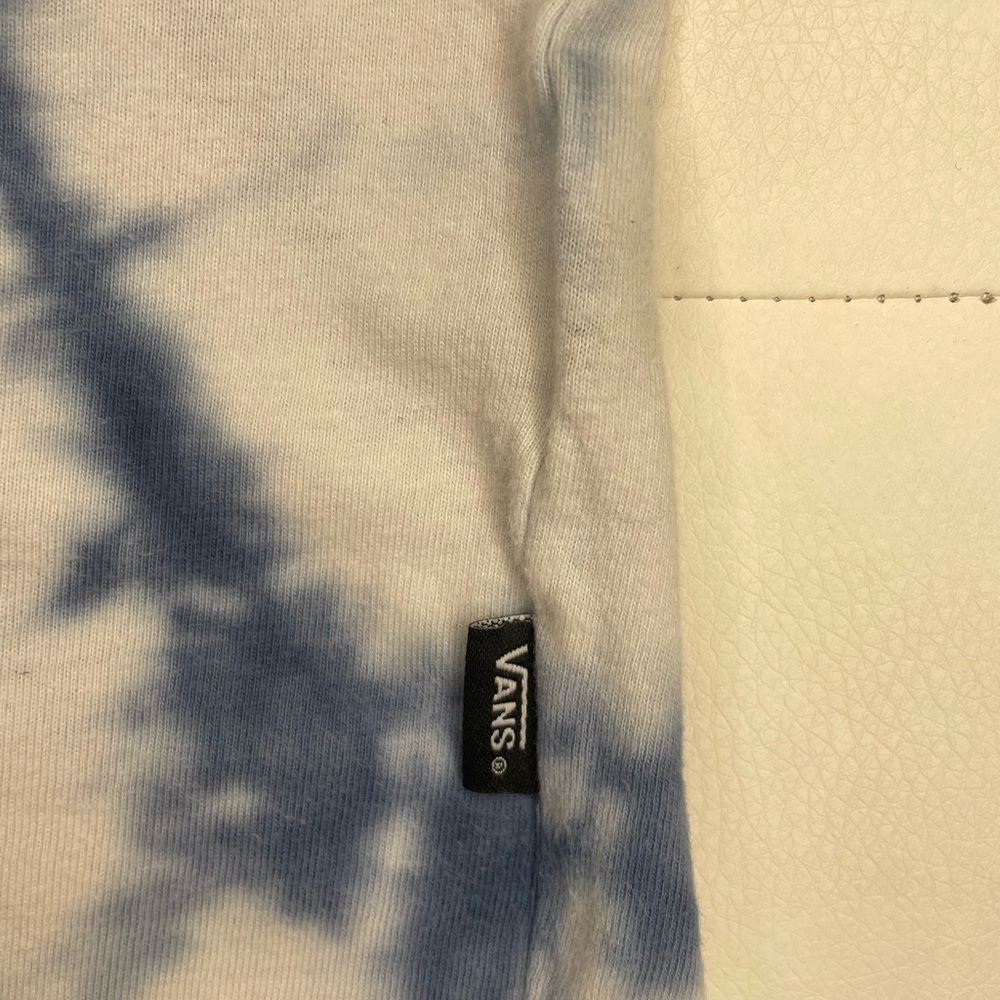 Vans Kind Hugz Navy Tie Dye Crop T-Shirt women xs - Picture 4 of 8